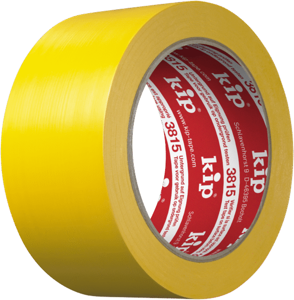 Kip 3815 PVC-Schutzband: Ideale Lösung für Abklebungen bei Putz- und Bautenschutzarbeiten innen und außen. Glattes PVC-Schutzband aus widerstandsfähiger, anschmiegsamer Weich-PVC-Folie in Standardqualität. Wasser-, säure-, alkohol-, öl- und salzwasserbeständig, formstabil auch bei Temperaturwechseln (bis 40°C). Gut zum Abkleben gerader Kanten. Vorsicht bei verwitterten Kunststoffuntergründen.