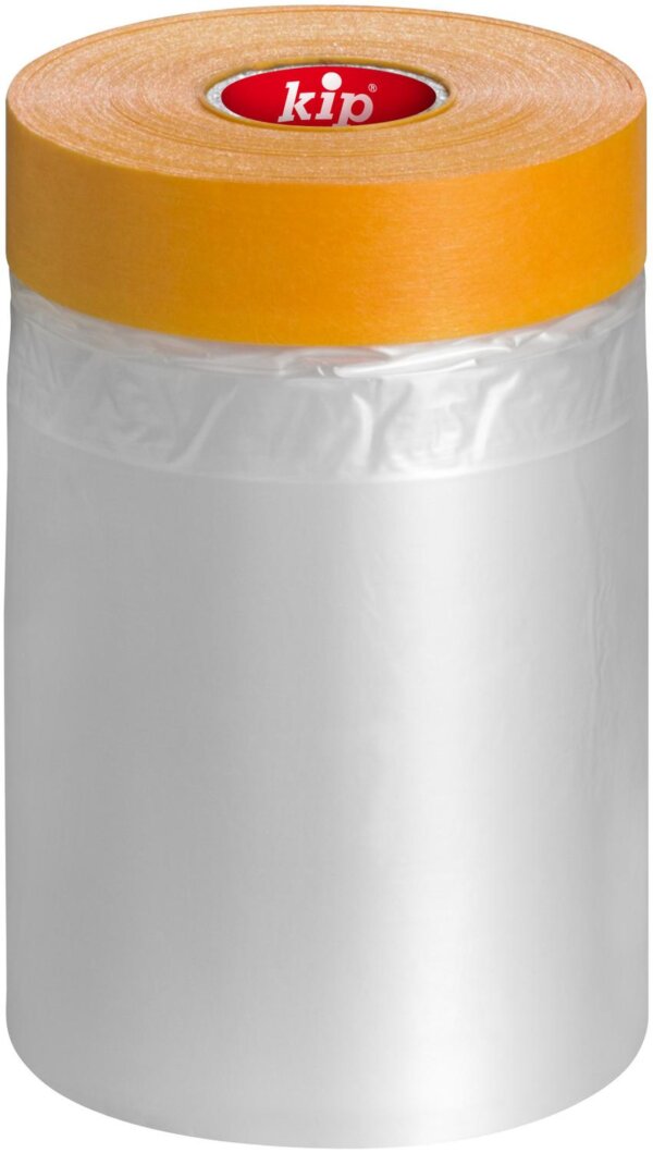 Kip 288 WASHI-TEC® Masker: Ermöglicht präzises Abdecken/Maskieren und randscharfe Kanten in einem Schritt. Besteht aus dünnem, anschmiegsamen, reißfesten WASHI-TEC® Klebeband mit umweltfreundlicher PE-Folie. UV-beständig, hohe Temperaturbeständigkeit. Optimale Anpassung an den Untergrund durch statische Aufladung. Rückstandslos entfernbar. Für nahezu alle Untergründe im Innen- und Außenbereich.