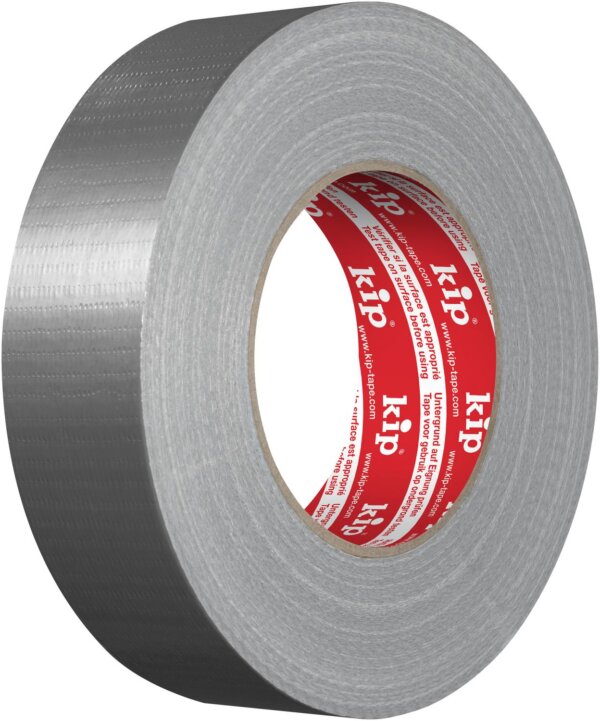 Kip 211 Steinband: Gewebeband (28 Mesh) mit Naturkautschukkleber und PE-Extrusion. Leicht abreißbar, wasser- und ölbeständig, resistent gegen mechanische und chemische Einflüsse. Wasserabweisend, gute Klebkraft und sehr hohe Reißfestigkeit. Ideal für Abdeckarbeiten innen/außen, Sandstrahlen, Reparaturen, wasserdichtes Verschließen von Behältern oder Verpacken. Guter Halt auf rauen Untergründen wie Putz oder Stein. Vorsicht auf Lack. Temperaturbeständig bis 90°C.