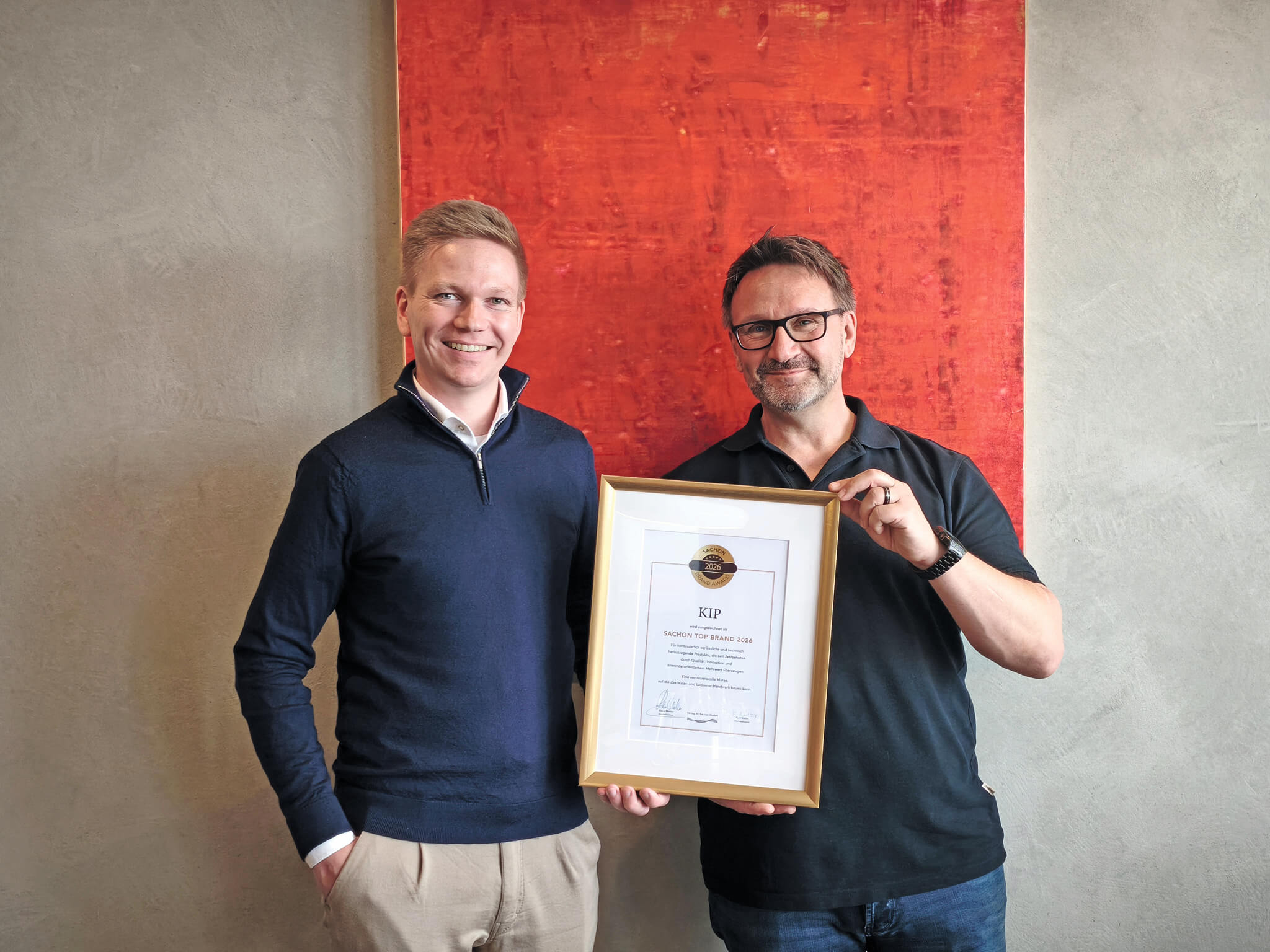 Kip® ist SACHON TOP BRAND 2026. Im Interview sprechen Oliver Otten und Jonas Laukamp über den Qualitätsanspruch von Kip®, die Nähe zum Handwerk und die Bedeutung von Innovation für eine starke Marke.